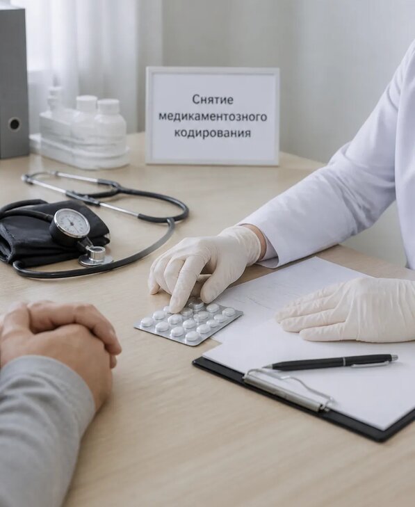 Снятие медикаментозного кодирования в Темрюке от 5147 р. | Медзона